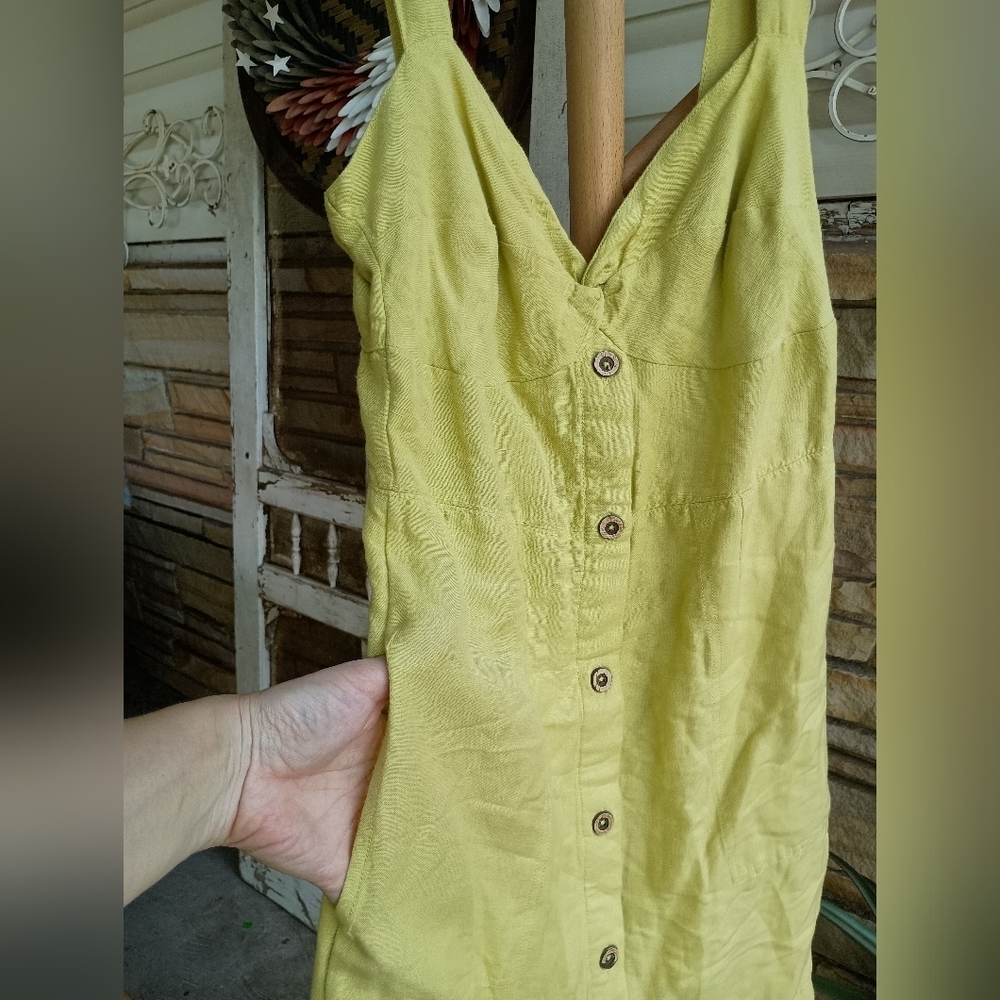 Anthropologie MAEVE Linen Cotton Dress Small - Picture 4 of 8